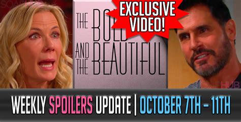 Spoiler alert for the bold and the beautiful - Here are your spoilers for The Bold and the Beautiful for the week of October 9 to October 13, courtesy of Soaps She Knows: Monday, October 9. "Hope is impacted by Finn's opinion about Thomas. Deacon stands his ground when Finn makes an astonishing demand." Tuesday, October 10. "Hope is floored when the truth about Sheila …